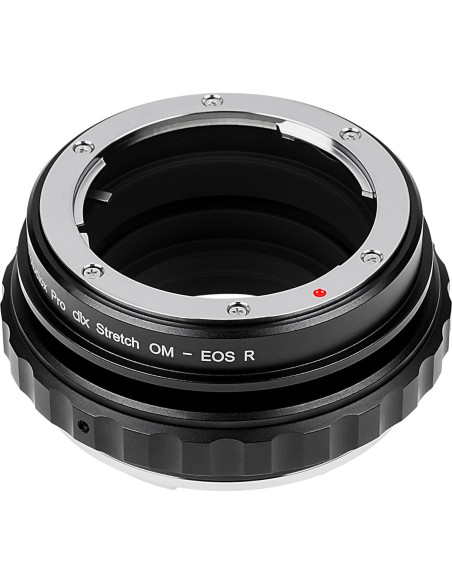 Adaptador de lente Fotodiox OM-RF-DLXS con helicoide macro y filtros ND