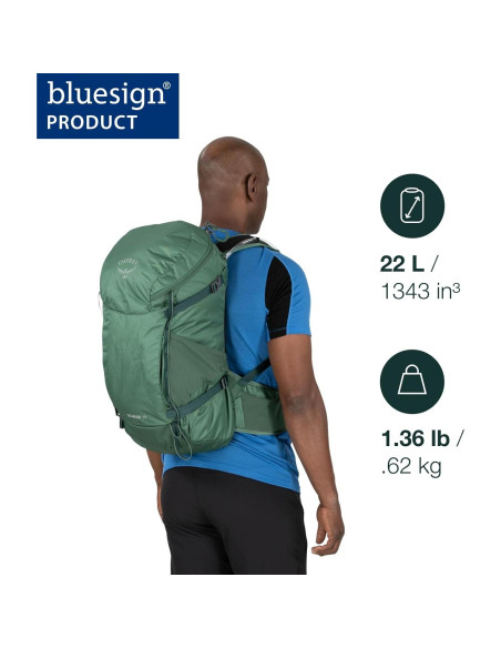 Mochila de Senderismo Osprey Skarab 30L para Hombre Verde