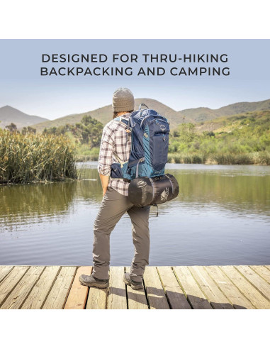 Saco de Dormir Hyke & Byke Eolus 30 F Largo Ultraligero