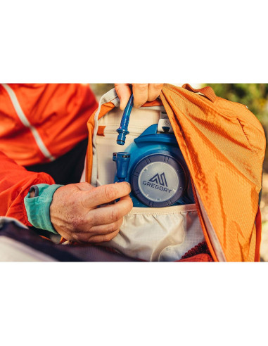 Reservorio de Agua Gregory Hydro 3L para Senderismo Océano/Naranja