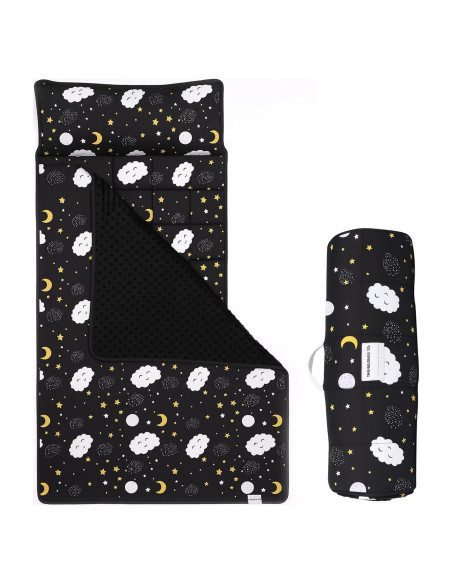 Colchoneta para Niños PRISTIVIO Enrollable con Almohada y Manta