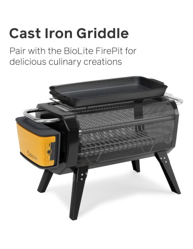 Plancha de Hierro Fundido BioLite para FirePit+, 838.9 cm