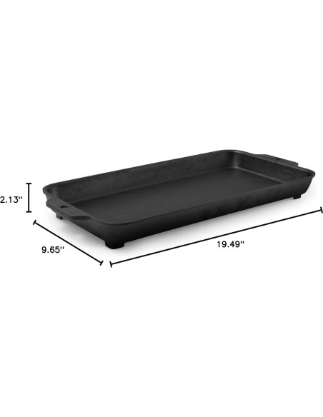 Plancha de Hierro Fundido BioLite para FirePit+, 838.9 cm