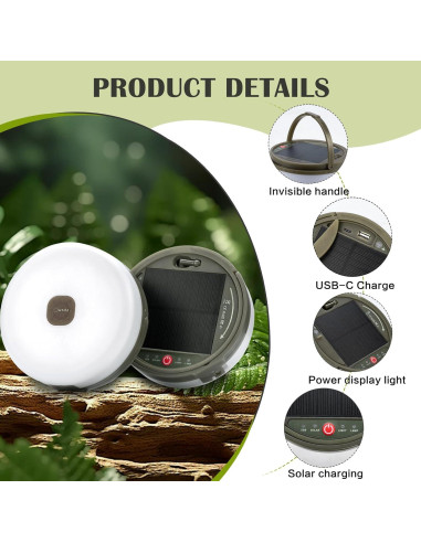 Linterna de Camping Solares Sutaig 22m 4 en 1 Impermeable