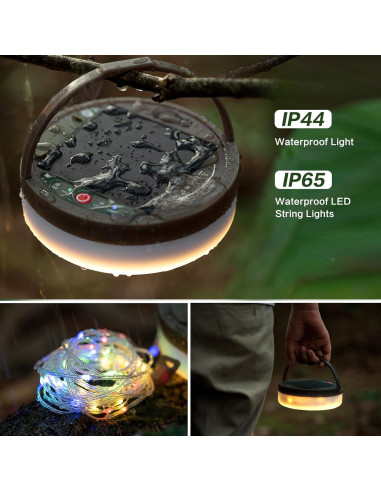 Linterna de Camping Solares Sutaig 22m 4 en 1 Impermeable