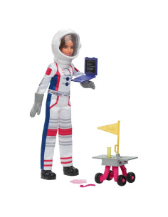 Muñeca Barbie Astronauta 65 Aniversario con 10 Accesorios