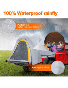 Carpa para cama de camioneta GOTIDY Gladiator 5-5.5ft Impermeable 2