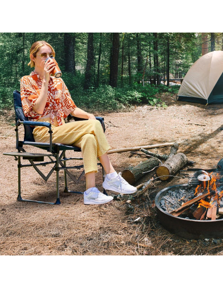 Sillas de Camping Plegables TIMBER RIDGE 2 Pack Alta Resistencia Sillas de Camping Plegables TIMBER RIDGE 2 Pack Alta Resistencia