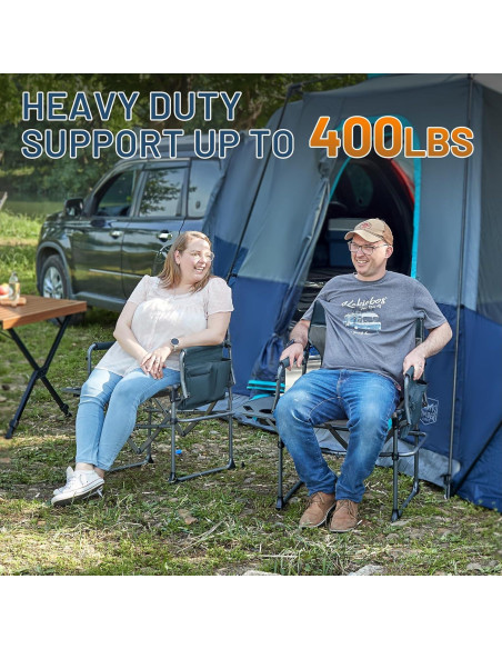Sillas de Camping Plegables TIMBER RIDGE 2 Pack Alta Resistencia Sillas de Camping Plegables TIMBER RIDGE 2 Pack Alta Resistencia