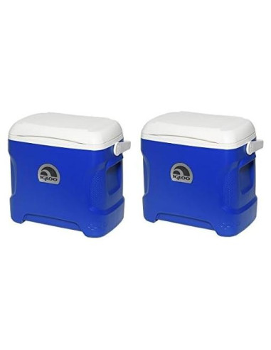 Contenedor Térmico Igloo 30 Cuartos Azul y Blanco (2-Pack)