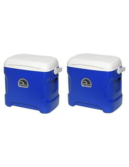 Contenedor Térmico Igloo 30 Cuartos Azul y Blanco (2-Pack)