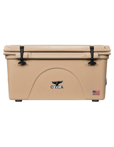 Enfriador ORCA Coolers 75L Tan - Duradero y Aislante