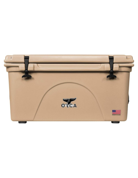 Enfriador ORCA Coolers 75L Tan - Duradero y Aislante Enfriador ORCA Coolers 75L Tan - Duradero y Aislante