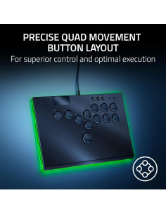 Controlador Arcade Razer Kitsune PS5 y PC - Óptico, RGB 2