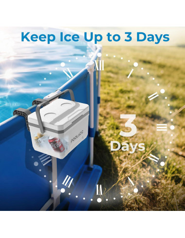 Enfriador Personal Portátil POOLACC 6.34qt para Piscina