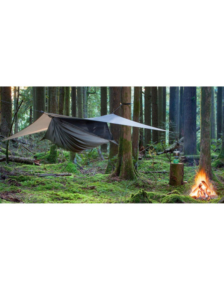 Hamaca Hennessy Safari Deluxe Zip XXL - Verde Bosque