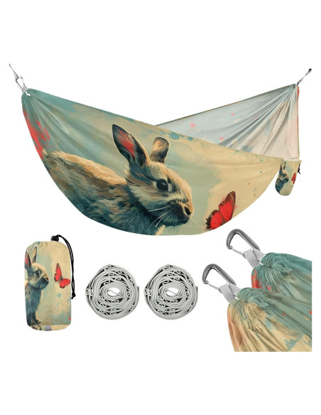 Hamaca de Camping Ligera Vigetue 149kg con Correas y Bolsa