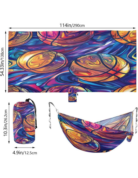 Hamaca de Camping Ligera Vigetue 150kg - Portátil con Correas
