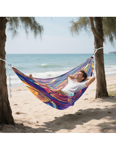 Hamaca de Camping Ligera Vigetue 150kg - Portátil con Correas