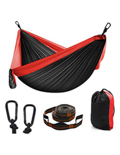 Hamaca de Camping FWHK Individual 260x140cm Negra