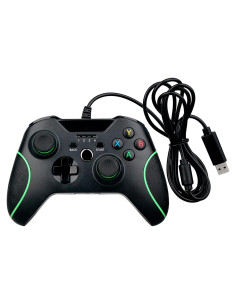 Controlador USB con cable OSTENT para Xbox One S - Negro