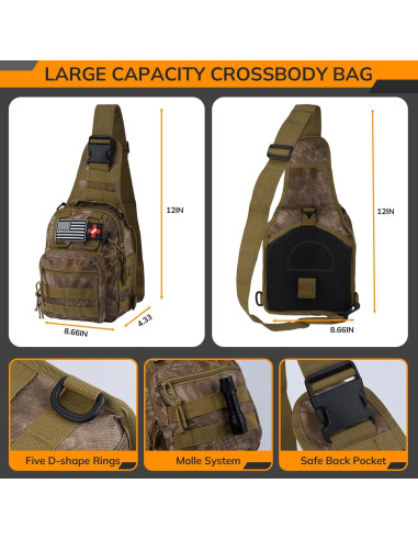 Kit de Primeros Auxilios de Supervivencia KNVBIN 250 Herramientas Camo