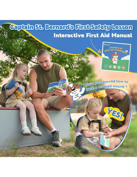 Kit de Primeros Auxilios Mini StBernard para Niños Amarillo