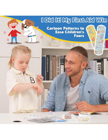 Kit de Primeros Auxilios Mini StBernard para Niños Amarillo