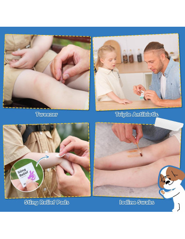 Kit de Primeros Auxilios Mini StBernard para Niños Amarillo