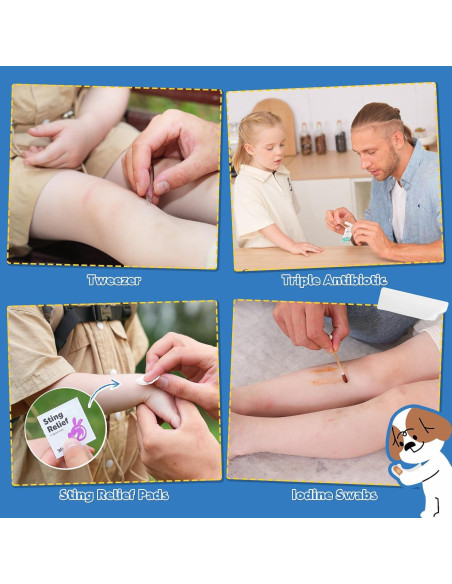 Kit de Primeros Auxilios Mini StBernard para Niños Amarillo