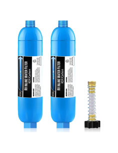 Filtro de Agua Inline Lifefilter para RV, Paquete de 2, NSF
