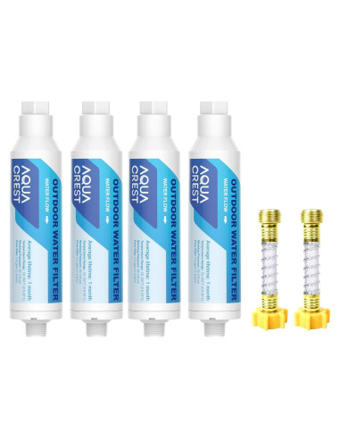 Filtro de Agua Inline Aqua Crest para Lavado de Autos y Jardines