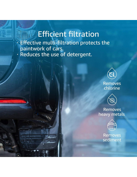 Filtro de Agua Inline Aqua Crest para Lavado de Autos y Jardines
