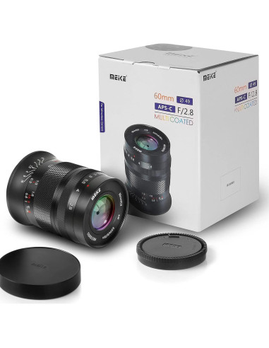 Lente Macro Meike 60mm f2.8 RF Enfoque Manual para Canon