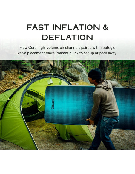 Almohadilla para dormir NEMO Roamer XL Ancho 2.49 kg Laguna