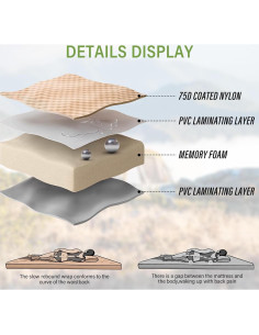 Colchón Inflable M KARMATER RM500 para SUV 185x132 cm 2