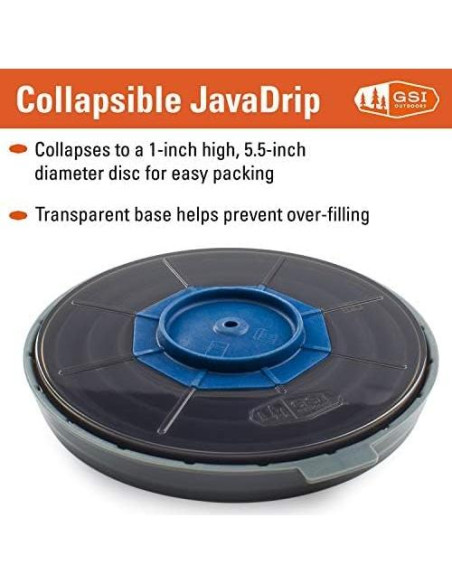 Cafetera de Goteo Portátil GSI Outdoors Java Drip Azul
