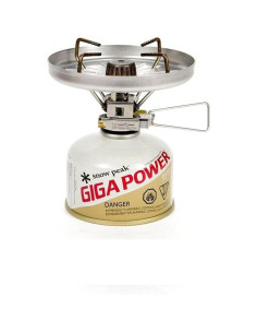 Estufa GigaPower Snow Peak + Pantalla Viento Camping 2