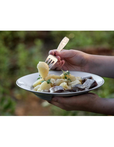 Juego de Platos de Acero Inoxidable Wealers para 2 Personas