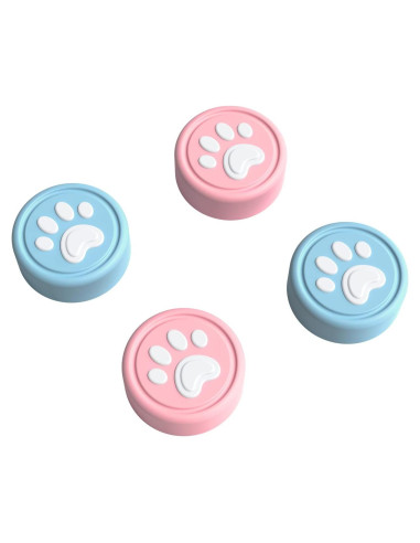 Tapas de Agarre para Pulgar JINGDU AD-Paw Rosa - Kit 4 Pcs