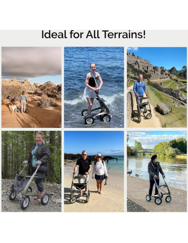 Andador Rollator Todo Terreno byACRE Carbon Overland 6.7 kg