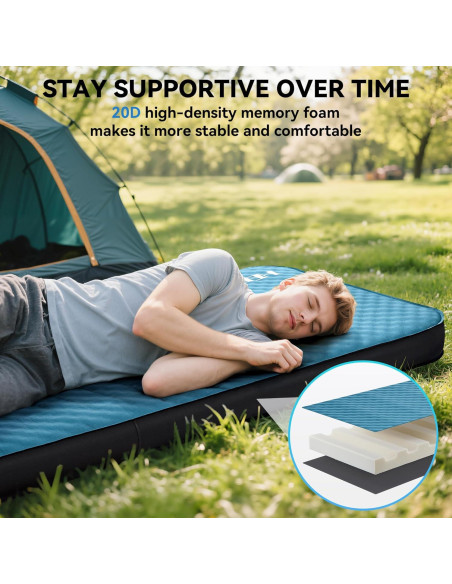 Colchón de Camping Autoinflable HEETA SP4166B 4" Aislado