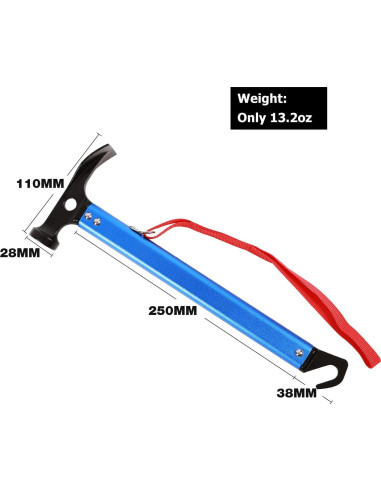 Lona Grande Impermeable REDCAMP 3x5.1m para Camping Azul