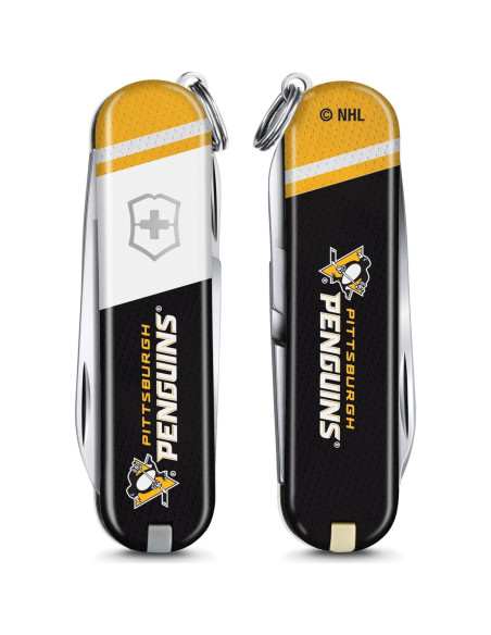 Cuchillo Suizo Victorinox Classic SD 7 Funciones NHL Pittsburgh