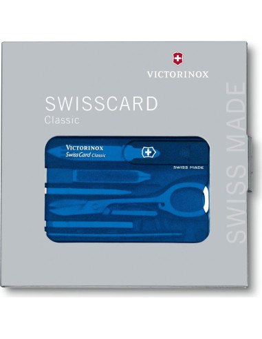 Victorinox Swiss Card Classic Azul - Tarjeta Multi-Herramienta