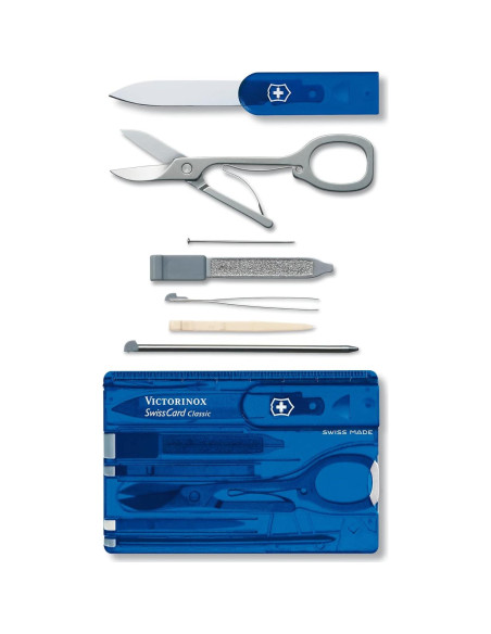 Victorinox Swiss Card Classic Azul - Tarjeta Multi-Herramienta
