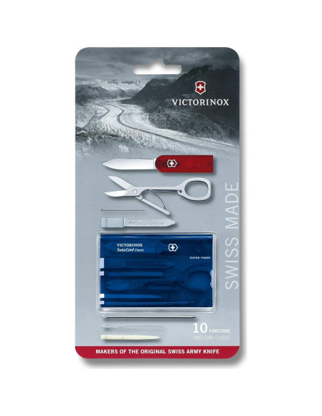 Victorinox Swiss Card Classic Azul - Tarjeta Multi-Herramienta
