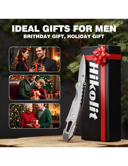 Barra de Palanca EDC 4 en 1 Hikolit - Cuchillo, Abridor, Llave