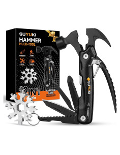 Martillo Multiherramienta 12 en 1 SUYUKI con Llave Copo de Nieve