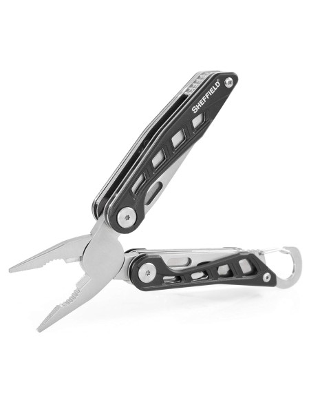 Multi-Herramienta 10-en-1 Sheffield Warren, Aluminio y Acero Inoxidable